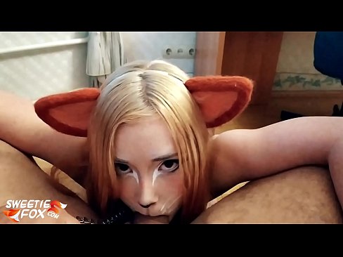 ❤️ Kitsune dîk û kum di devê xwe de dadiqurtîne ❤️❌ Pornoya hişk li me ☑